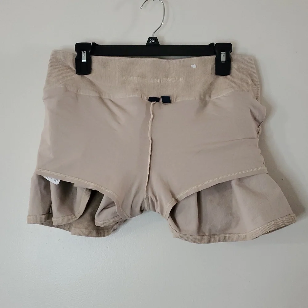American Eagle Cordoroy Highwaisted Pleated Mini Skort Size 4 Y2K Pickleball